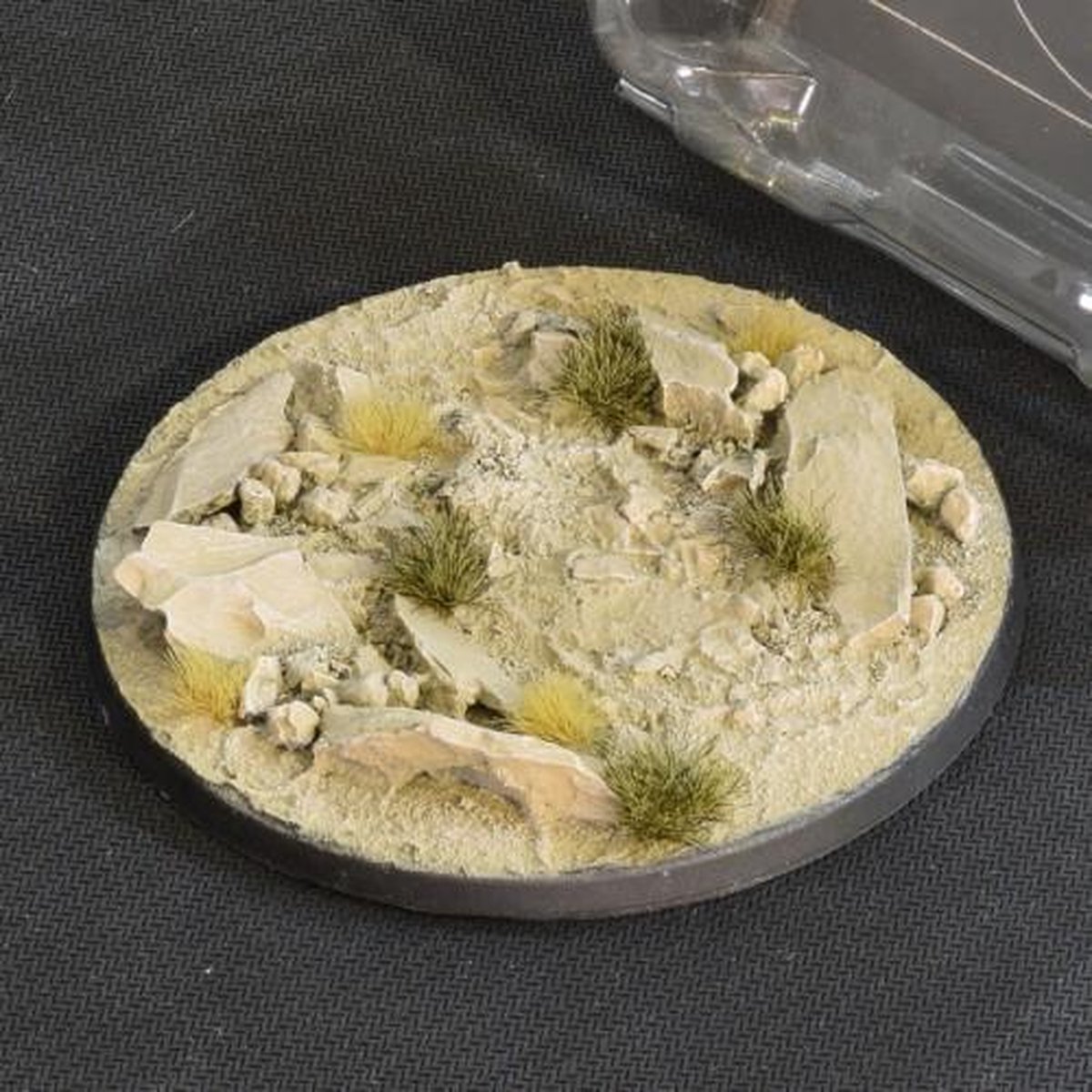 Arid Steppe Bases Pre-Painted (1x 100mm Round)